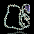 Genuine Turquoise chip strand