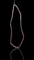 Hematite tube beads strand 4mm fine